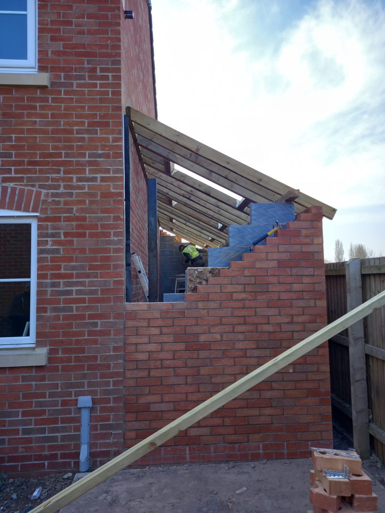 Extension in progress - Extension Builder - Holmes Chapel Cheshire